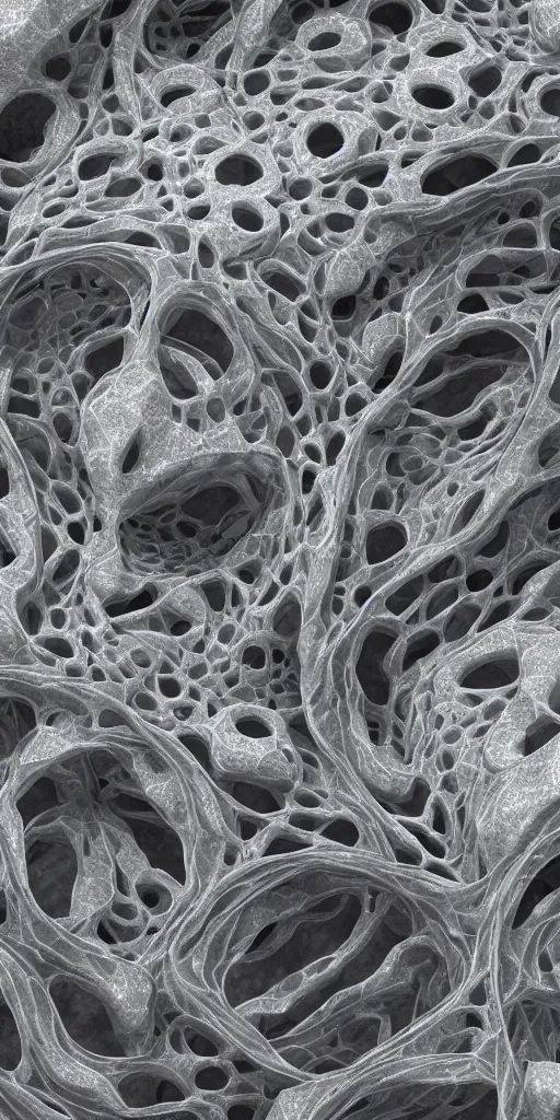 Prompt: a photo of a 3 d organic structure astrolabium voronoi, made pf marble, by zhelog xu and tsutomu nihei and ernst haeckel, hyper realistic, cryengine, 8 k, volumetric lightning, trending on artstation