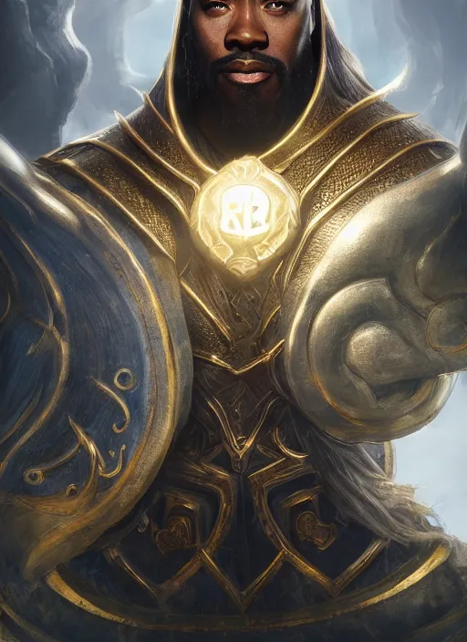 Prompt: heimdall ultra detailed fantasy, elden ring, realistic, dnd character portrait, full body, dnd, rpg, lotr game design fanart by concept art, behance hd, artstation, deviantart, global illumination radiating a glowing aura global illumination ray tracing hdr render in unreal engine 5