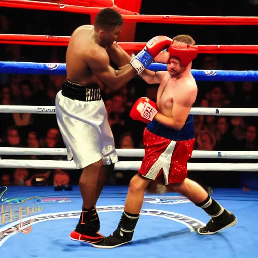 Image similar to a bear as a welterweight boxer winning from a knockout punch, high - res, photorealistic, photography,