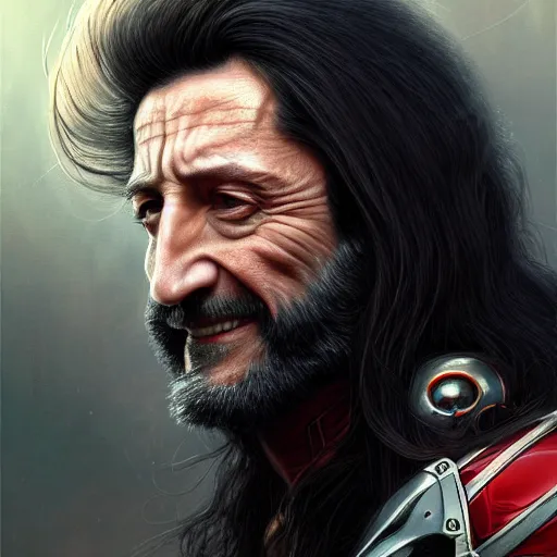 Prompt: glorious full head portrait of geddy lee as Wolverine, fantasy, intricate, elegant, digital painting, trending on artstation, concept art, sharp focus, illustration by Gaston Bussiere and artgerm, 4k.