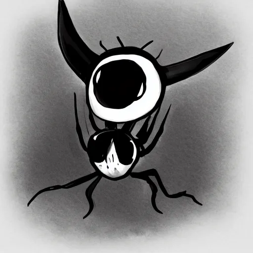 Image similar to hollow knight the bug warier, trending on art station