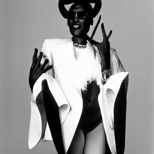 Image similar to grace jones