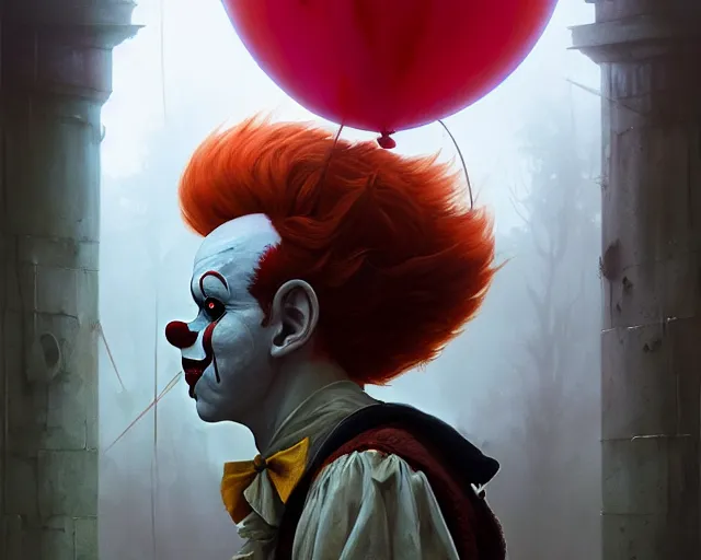 Prompt: highly detailed portrait of pennywise the dancing clown, in gta v, stephen bliss, unreal engine, fantasy art by greg rutkowski, loish, rhads, ferdinand knab, makoto shinkai and lois van baarle, ilya kuvshinov, rossdraws, tom bagshaw, global illumination, radiant light, detailed and intricate environment