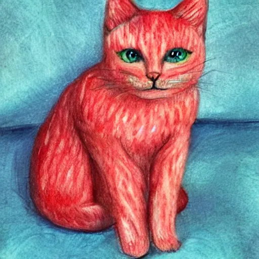 Prompt: strawberry cat , super realistic