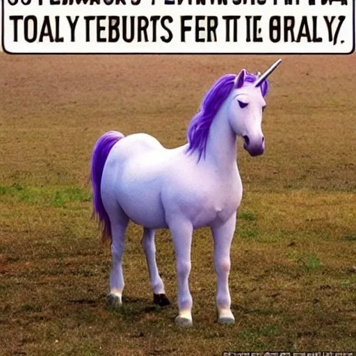 Prompt: if unicorns were real