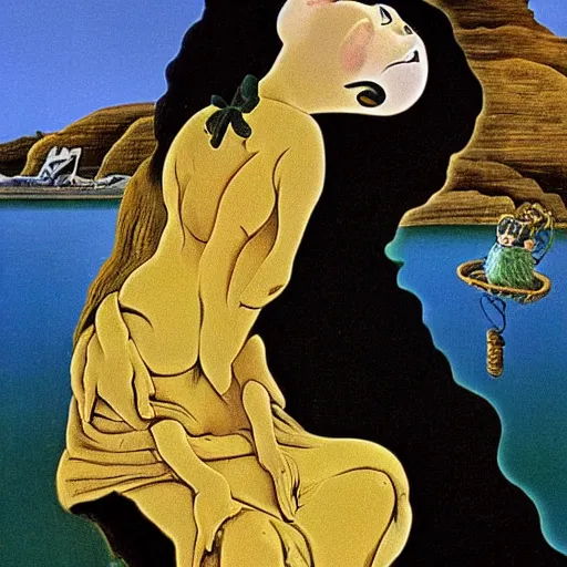 Image similar to salvador dali spirited away