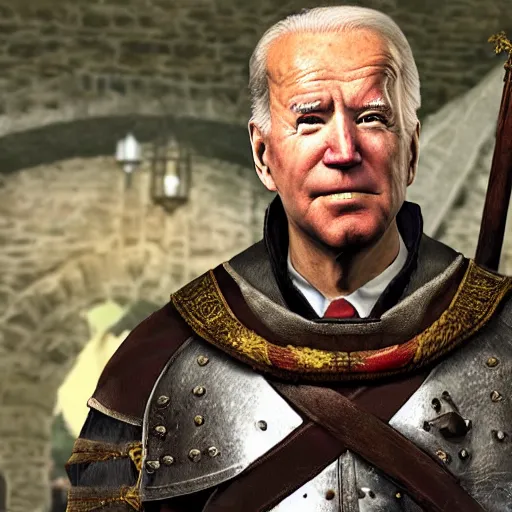 Image similar to Joe Biden in Kingdom come deliverance