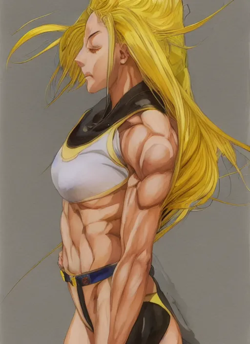 Vega from Street Fighter 2 by pixiv, by Ilya, Stable Diffusion