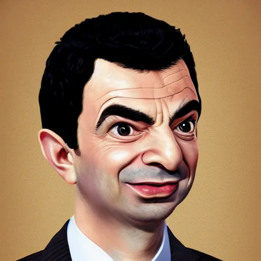 Image similar to detailed portrait of nathan fielder as mr bean, sharp high quality