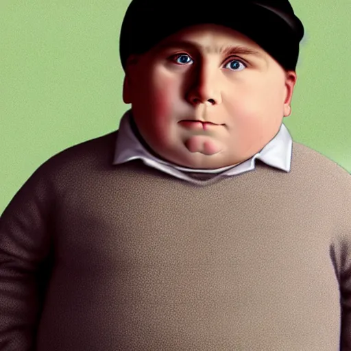 Image similar to Photo of Eric Cartman as a real human boy, hyperrealistic, 4k, full body