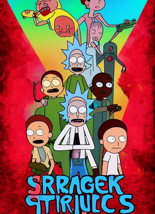 Rick and Morty X Stranger Things : r/rickandmorty