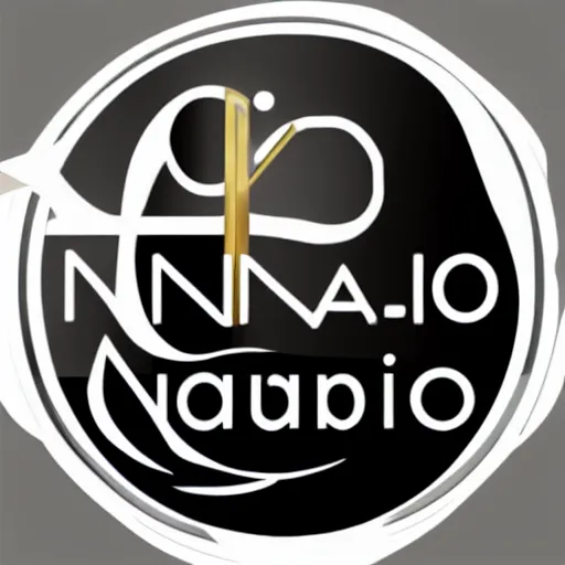 Image similar to logo for an audiovisual!! production studio called Nano!!!!!!. elegant. luxury. cosmetic.