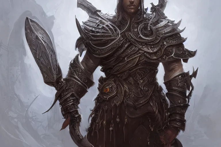 Image similar to a finely detailed portrait of Live Tyler, clothed in battle armor, olive skin, long dark hair, beautiful bone structure, symmetrical facial features, intricate, elegant, digital painting, trending on Artstation, concept art, smooth, sharp focus, illustration, from Diablo by Ruan Jia and Mandy Jurgens and Artgerm and william-adolphe bouguerea, award winning