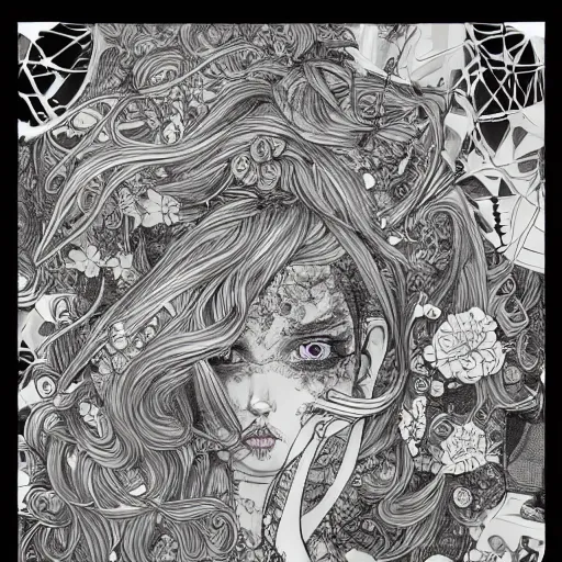 Prompt: the most ridiculously beautiful and elegant and cute girlever imaginable, an ultrafine detailed illustration by james jean, final fantasy, intricate linework, bright colors, behance contest winner, vanitas, angular, altermodern, unreal engine 5 highly rendered, global illumination, radiant light, detailed and intricate environment