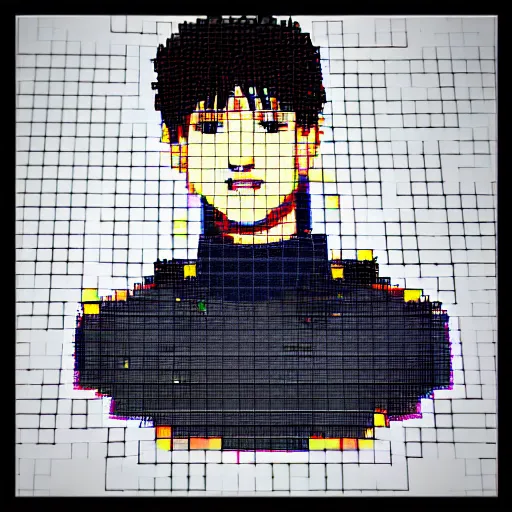 Image similar to “K-pop idol Changbin pixel art”