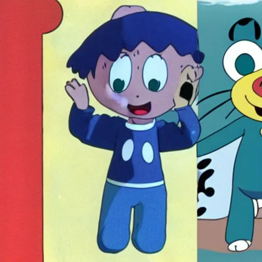 Image similar to blues clues in ponyo anime