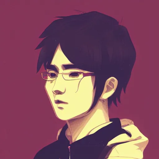 Prompt: a ultradetailed hacker profile picture by sachin teng x makoto shinkai, stylish