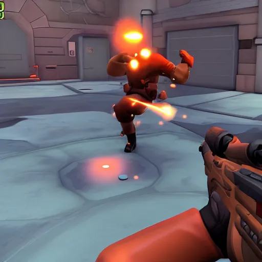 Prompt: Team fortress 3 gameplay screenshot