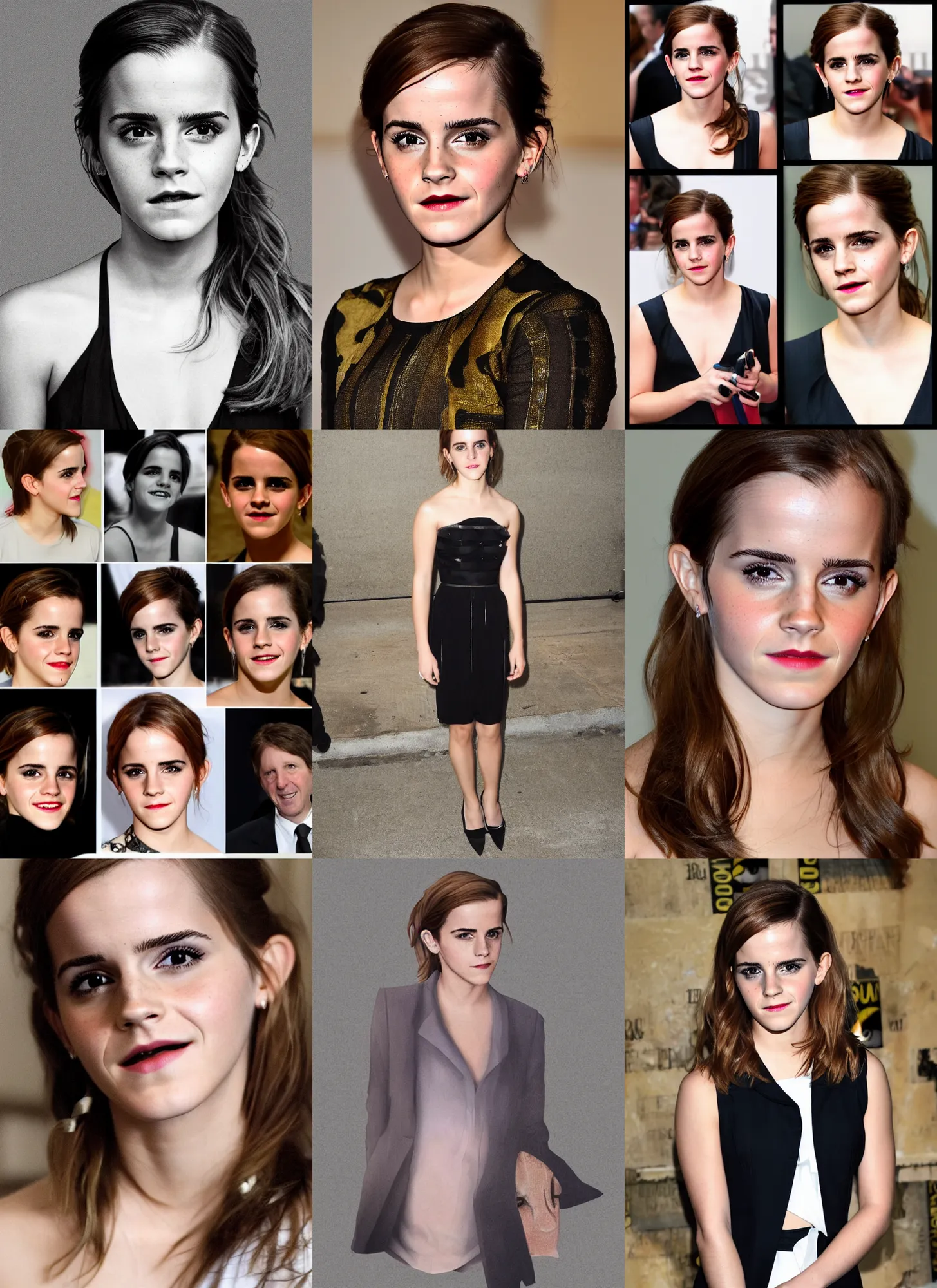 Prompt: emma watson in the style of mplstudios, thierry sharp details