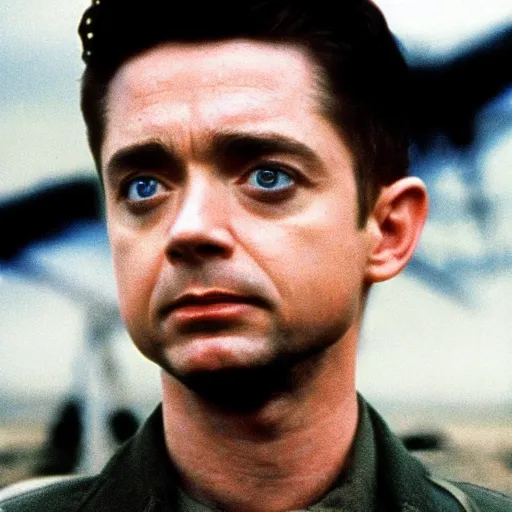 Prompt: Topher Grace starring in saving private Ryan