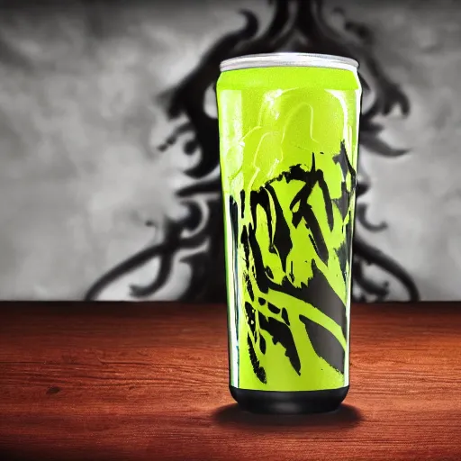 Image similar to A new drink from monster energy in the Baroque style 4k