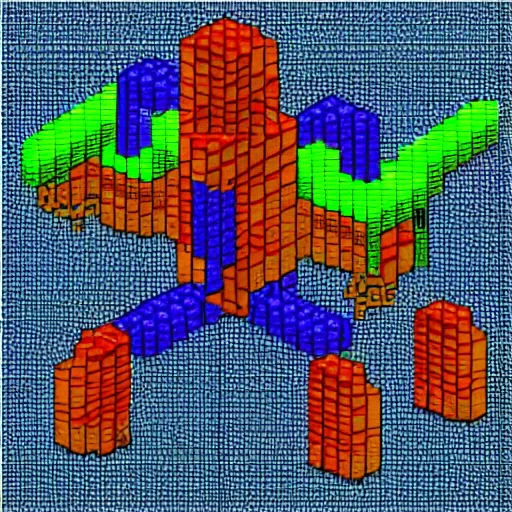 Prompt: xenopmorph pixel art