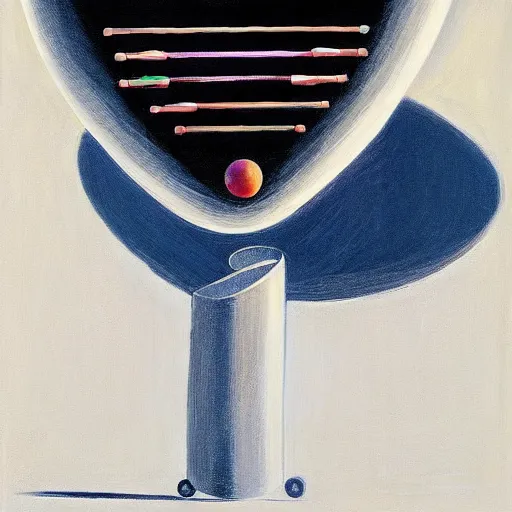 Image similar to alien by wayne thiebaud