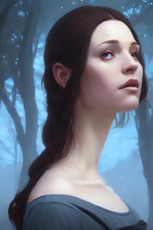 Image similar to beautiful portrait of a woman, negative no not mona lisa pose, gta v, stephen bliss, unreal engine, fantasy art by greg rutkowski, loish, rhads, ferdinand knab, makoto shinkai and lois van baarle, ilya kuvshinov, rossdraws, tom bagshaw, global illumination, radiant light, detailed and intricate environment