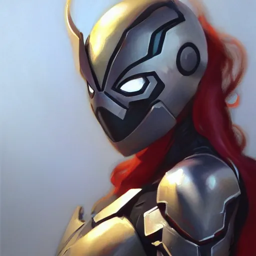 Prompt: greg manchess portrait painting of an armored dark female iron spiderman as overwatch character, medium shot, asymmetrical, profile picture, organic painting, sunny day, matte painting, bold shapes, hard edges, street art, trending on artstation, by huang guangjian, gil elvgren, ruan jia, greg rutkowski, gaston bussiere