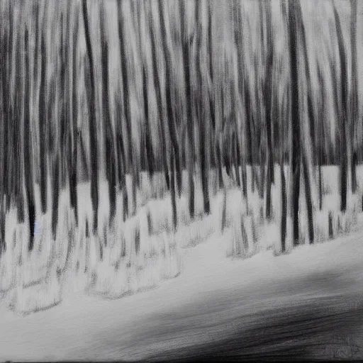 Prompt: yeg Edmonton Edmontonian, YEG, black and white, winter, in the style of Emily Carr,