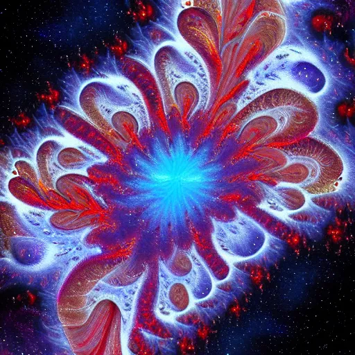 Prompt: Nebula fractal, lots of detail