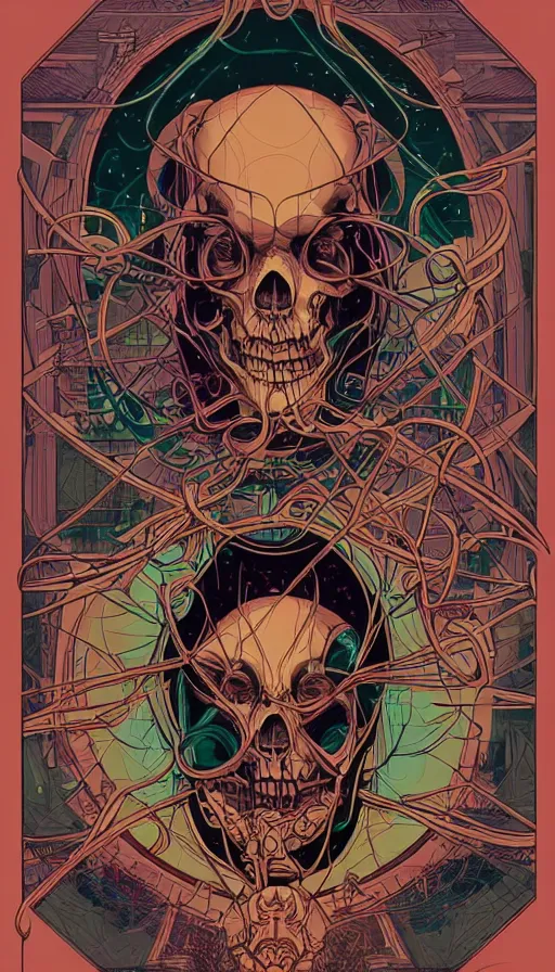 Image similar to Vecna , futurism, da vinci, Dan Mumford, Josan Gonzalez