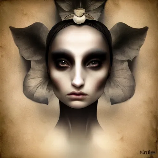 Image similar to contemplation by Natalie Shau, masterpiece