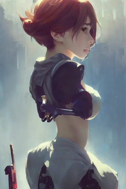 Image similar to a gamer girl, full shot, intriguing outfit, fine - face, realistic shaded perfect body, fine details. night setting. very anime style. realistic shaded lighting poster by ilya kuvshinov katsuhiro, magali villeneuve, artgerm, jeremy lipkin and michael garmash, rob rey and kentaro miura style, trending on art station