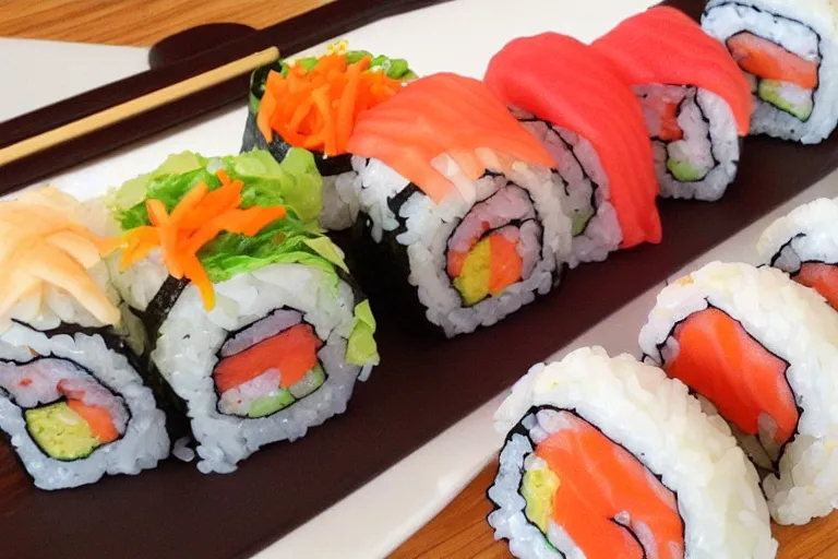 Image similar to The new McDonalds sushi roll