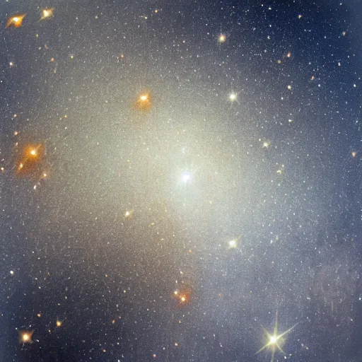 Image similar to space full of stars, Hubble photograph