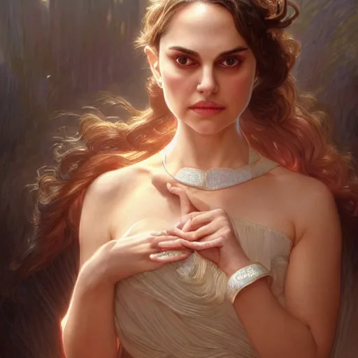 Prompt: anger hell, natalie portman and mila kunis, intricate, elegant, highly detailed, digital painting, artstation, concept art, smooth, sharp focus, illustration, art by artgerm and greg rutkowski and alphonse mucha and william - adolphe bouguereau