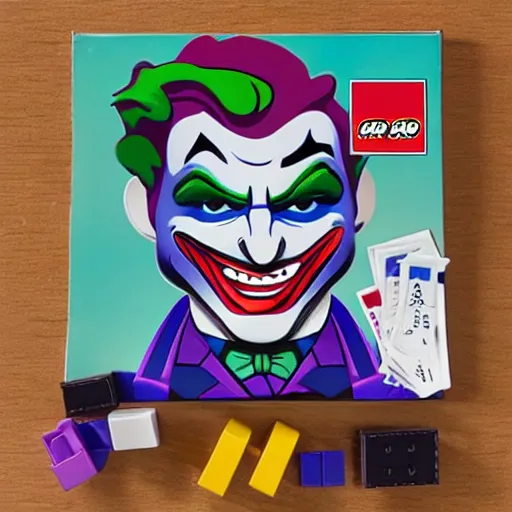 Prompt: joker lego set