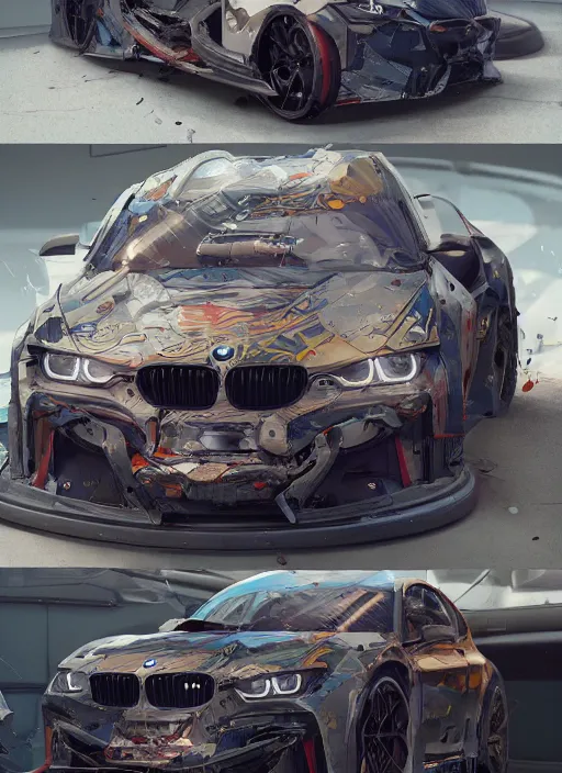 Prompt: bmw, hyper detailed, digital art, trending in artstation, cinematic lighting, studio quality, smooth render, unreal engine 5 rendered, octane rendered, art style by klimt and nixeu and ian sprigger and wlop and krenz cushart.