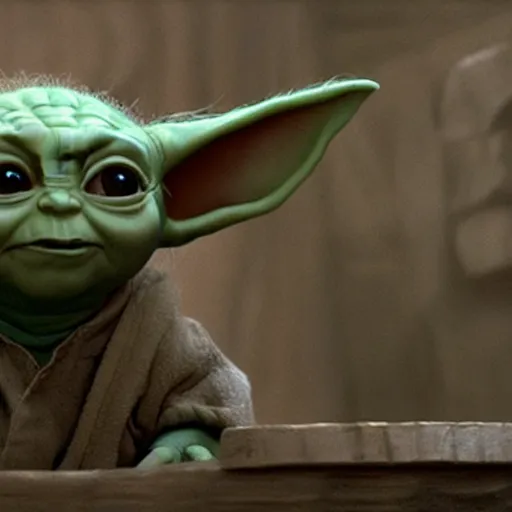 Prompt: baby yoda played by peter dinklage