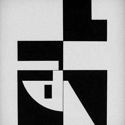 Image similar to “ carl the hedgehog, portrait, black and white, in the style of suprematism ”