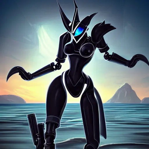 Prompt: pov shot being held in the metal hand of a cute stunning robot anthropomorphic female dragon, with sleek silver armor, a black OLED visor over the eyes, her maw open in front of the camera, about to consume you, on the beach at sunset, highly detailed digital art, furry art, anthro art, sci fi, warframe art, destiny art, high quality, 3D realistic, mawshot, Furaffinity, Deviantart