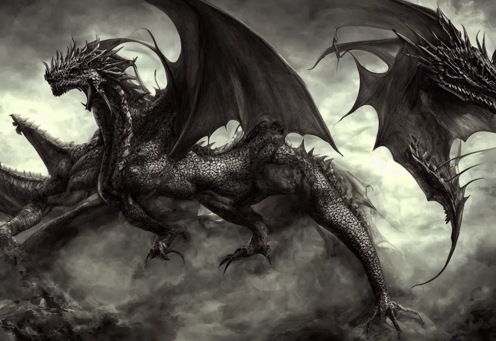 Image similar to cool realistic dragon worth being my wallpaper