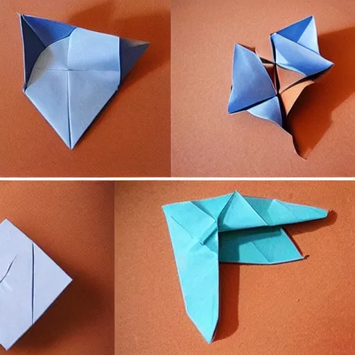 Prompt: innovative origami