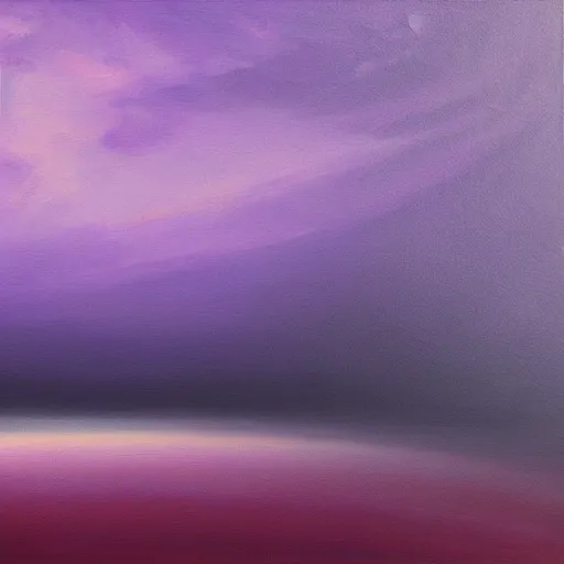 Image similar to chill purple aesthetic, oil painting, pale colors, high detail, 8 k, wide angle, trending on artstation,