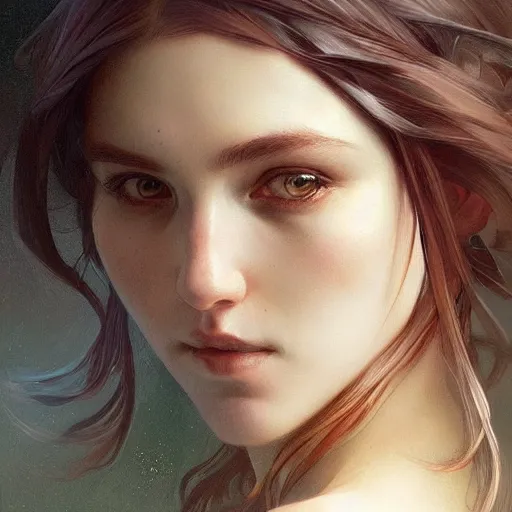 Image similar to portrait of human consciousness, highly detailed, digital painting, artstation, concept art, sharp focus, illustration, art by artgerm and greg rutkowski and alphonse mucha