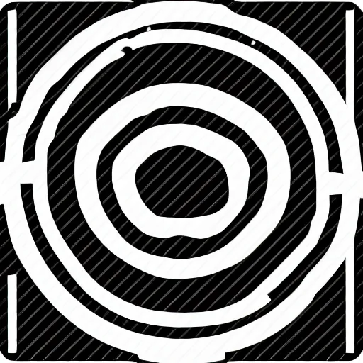 Image similar to Single point in circular figure, round, black and white, abstract, icon, vector, logo