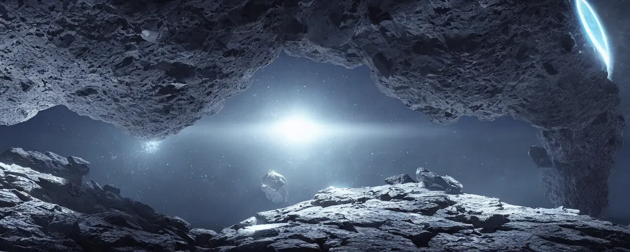 Prompt: asteroid made of diamonds, [ cinematic, detailed, epic, widescreen, opening, establishing, mattepainting, photorealistic, 4 k, octane render, art by greg rutkowski ]