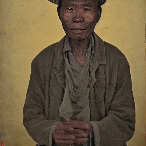 Prompt: a portrait of a man byyongo zhao