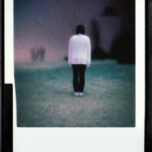 Prompt: polaroid of loneliness dream